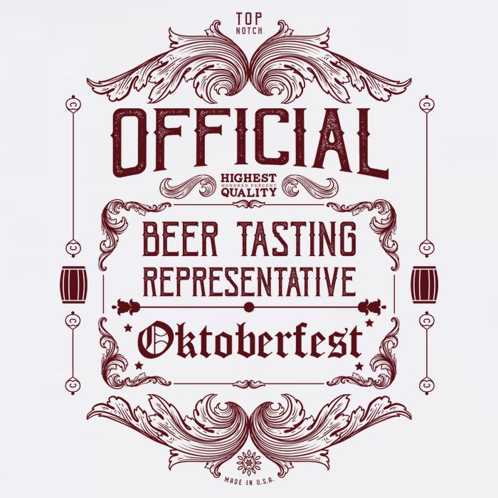 Official Oktoberfest Beer Tasting Representative Garment-Dyed Sweatshirt