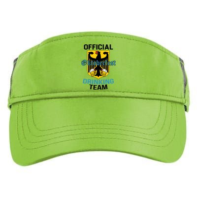 Official Oktoberfest Drinking Team Adult Drive Performance Visor