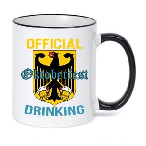 Official Oktoberfest Drinking Team 11oz Black Color Changing Mug