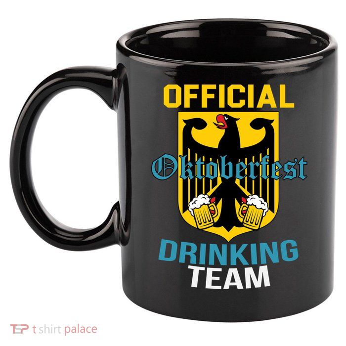 Official Oktoberfest Drinking Team 11oz C Handle Ceramic Mug