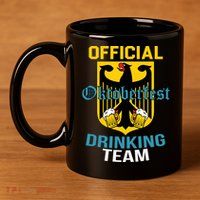Official Oktoberfest Drinking Team 11oz C Handle Ceramic Mug