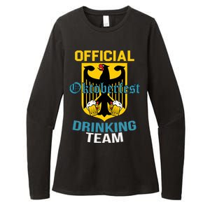 Official Oktoberfest Drinking Team Womens CVC Long Sleeve Shirt