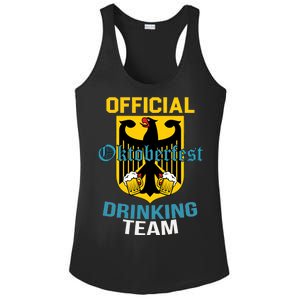 Official Oktoberfest Drinking Team Ladies PosiCharge Competitor Racerback Tank