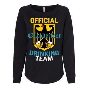 Official Oktoberfest Drinking Team Womens California Wash Sweatshirt