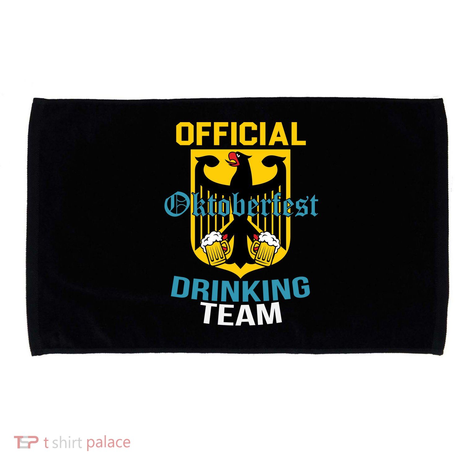 Official Oktoberfest Drinking Team Microfiber Hand Towel