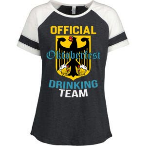 Official Oktoberfest Drinking Team Enza Ladies Jersey Colorblock Tee