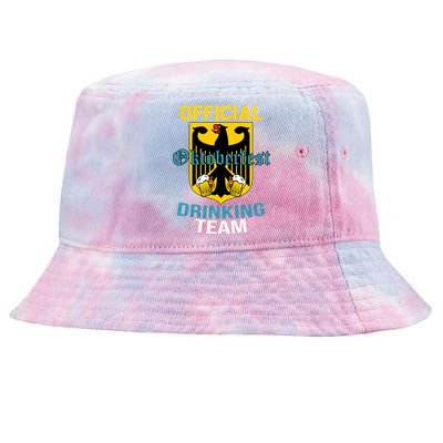 Official Oktoberfest Drinking Team Tie-Dyed Bucket Hat