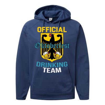 Official Oktoberfest Drinking Team Performance Fleece Hoodie