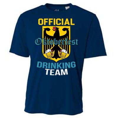 Official Oktoberfest Drinking Team Cooling Performance Crew T-Shirt