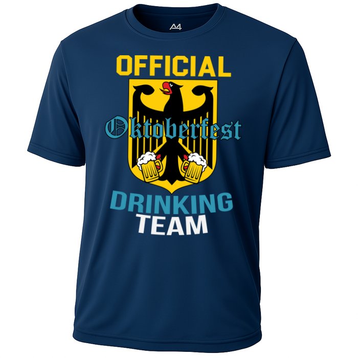 Official Oktoberfest Drinking Team Cooling Performance Crew T-Shirt