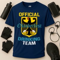 Official Oktoberfest Drinking Team Cooling Performance Crew T-Shirt