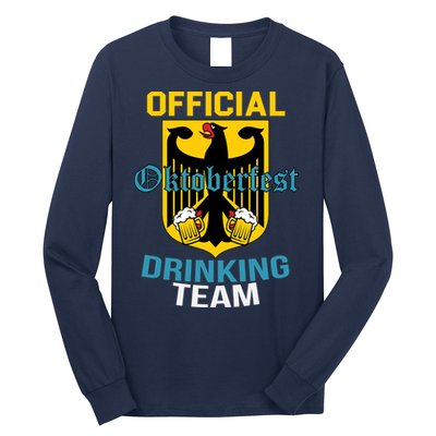 Official Oktoberfest Drinking Team Long Sleeve Shirt