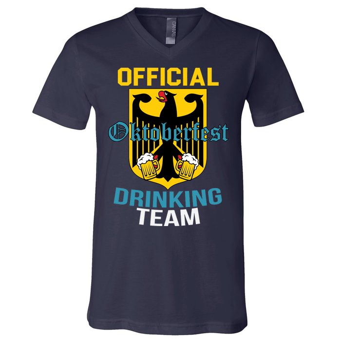 Official Oktoberfest Drinking Team V-Neck T-Shirt