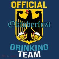 Official Oktoberfest Drinking Team Button