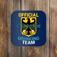 Official Oktoberfest Drinking Team Coaster