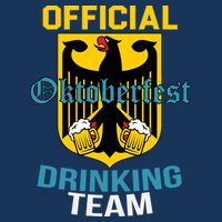 Official Oktoberfest Drinking Team Drawstring Bag