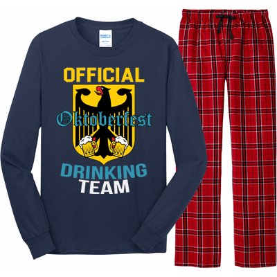 Official Oktoberfest Drinking Team Long Sleeve Pajama Set