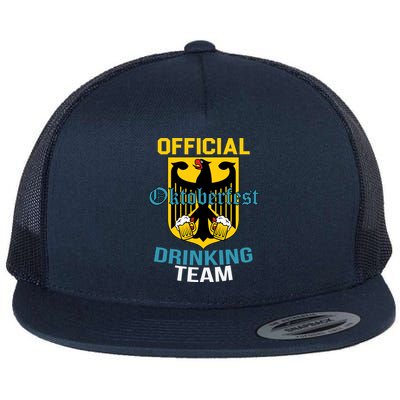 Official Oktoberfest Drinking Team Flat Bill Trucker Hat