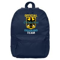 Official Oktoberfest Drinking Team 16 in Basic Backpack