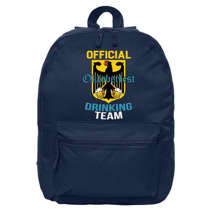 Official Oktoberfest Drinking Team 16 in Basic Backpack