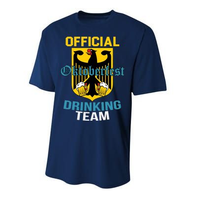 Official Oktoberfest Drinking Team Performance Sprint T-Shirt