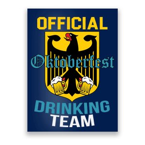 Official Oktoberfest Drinking Team Poster