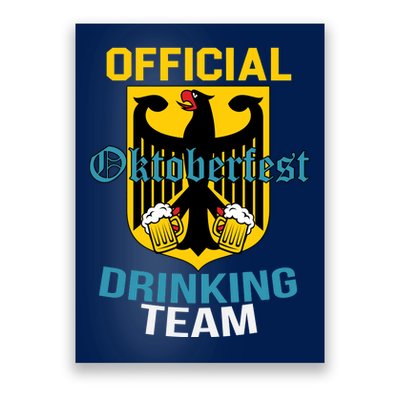 Official Oktoberfest Drinking Team Poster