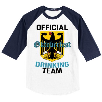 Official Oktoberfest Drinking Team Baseball Sleeve Shirt