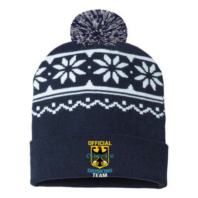 Official Oktoberfest Drinking Team USA-Made Snowflake Beanie