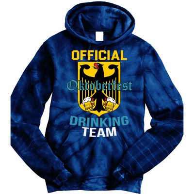 Official Oktoberfest Drinking Team Tie Dye Hoodie