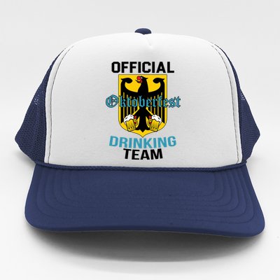 Official Oktoberfest Drinking Team Trucker Hat