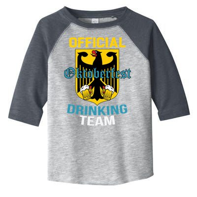 Official Oktoberfest Drinking Team Toddler Fine Jersey T-Shirt