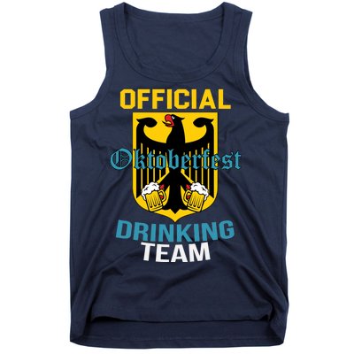 Official Oktoberfest Drinking Team Tank Top