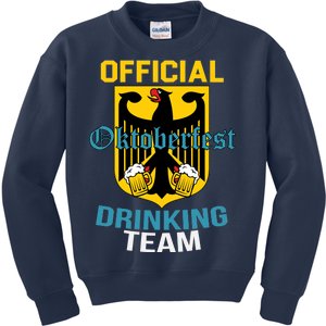 Official Oktoberfest Drinking Team Kids Sweatshirt