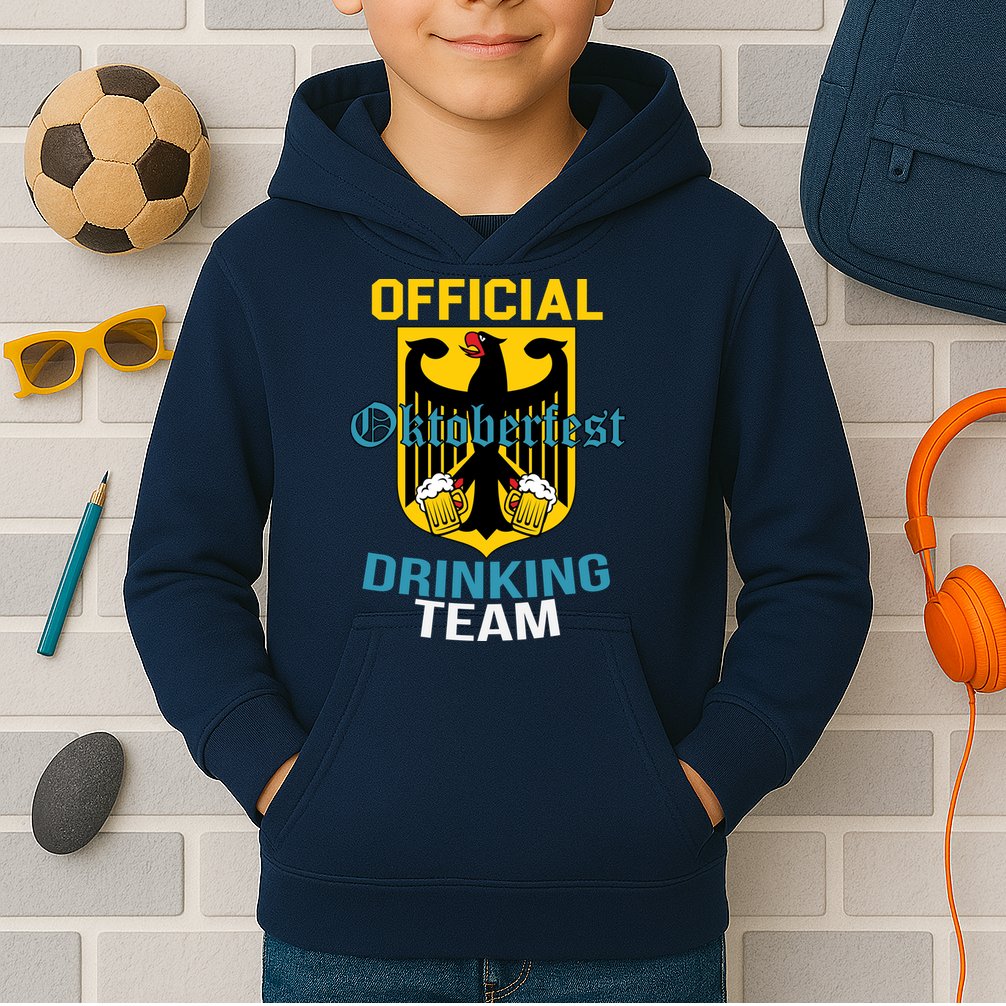 Official Oktoberfest Drinking Team Kids Hoodie