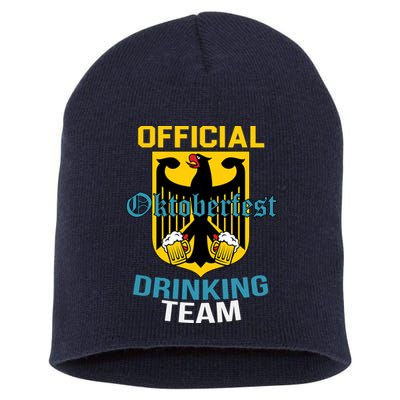 Official Oktoberfest Drinking Team Short Acrylic Beanie
