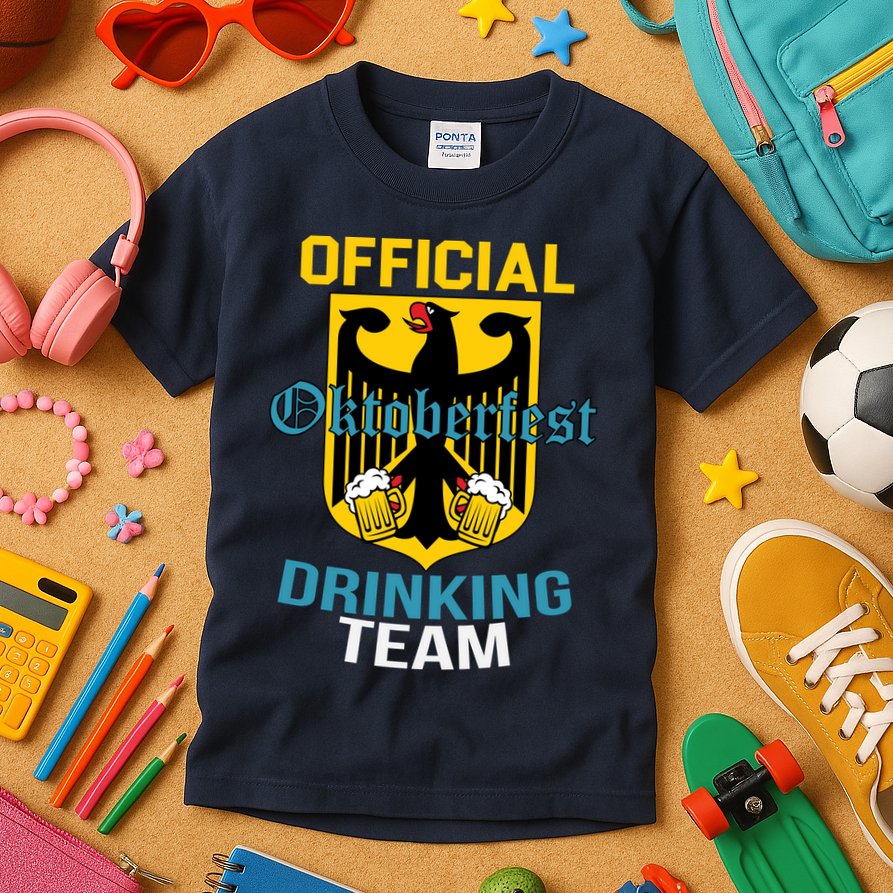 Official Oktoberfest Drinking Team Kids T-Shirt