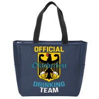 Official Oktoberfest Drinking Team Zip Tote Bag