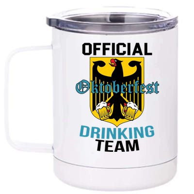 Official Oktoberfest Drinking Team 12 oz Stainless Steel Tumbler Cup