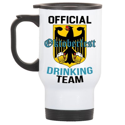 Official Oktoberfest Drinking Team Stainless Steel Travel Mug