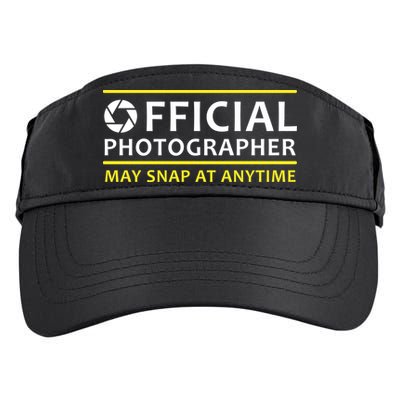 Official Photographer May Snap At Anytime Adult Drive Performance Visor
