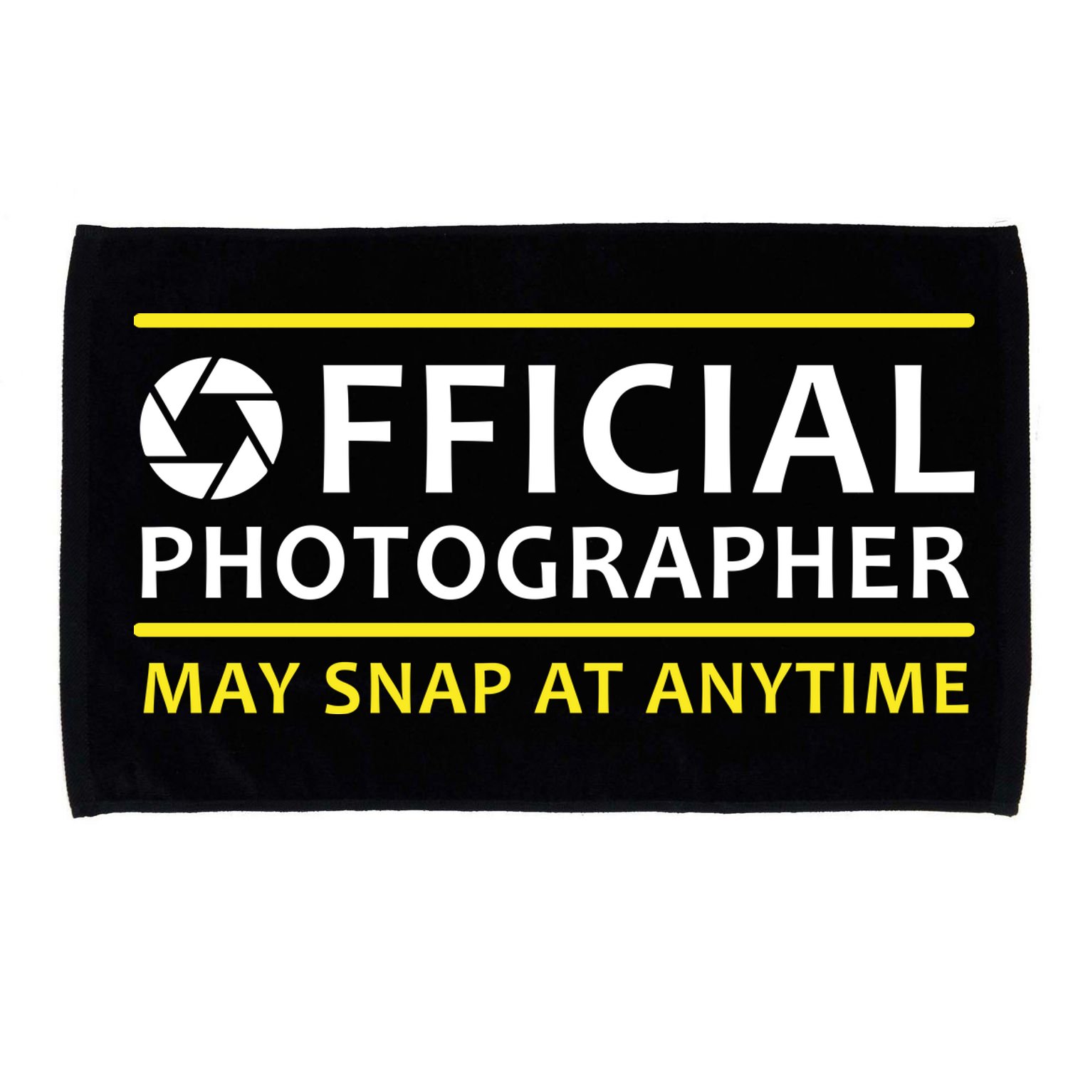 Official Photographer May Snap At Anytime Microfiber Hand Towel
