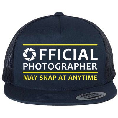 Official Photographer May Snap At Anytime Flatbill Hat