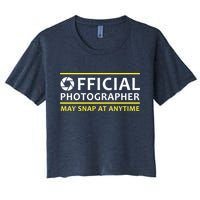Official Photographer May Snap At Anytime Crop Top