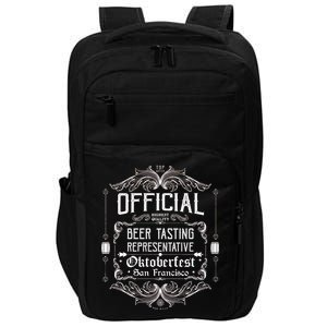 Official San Francisco Oktoberfest Beer Tasting Representative Impact Tech Backpack