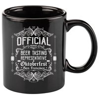 Official San Francisco Oktoberfest Beer Tasting Representative 11oz C Handle Ceramic Mug