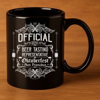 Official San Francisco Oktoberfest Beer Tasting Representative 11oz C Handle Ceramic Mug