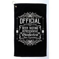 Official San Francisco Oktoberfest Beer Tasting Representative Golf Towel