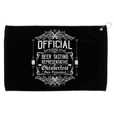 Official San Francisco Oktoberfest Beer Tasting Representative Grommeted Golf Towel