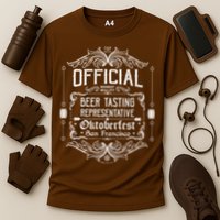 Official San Francisco Oktoberfest Beer Tasting Representative Cooling Performance Crew T-Shirt